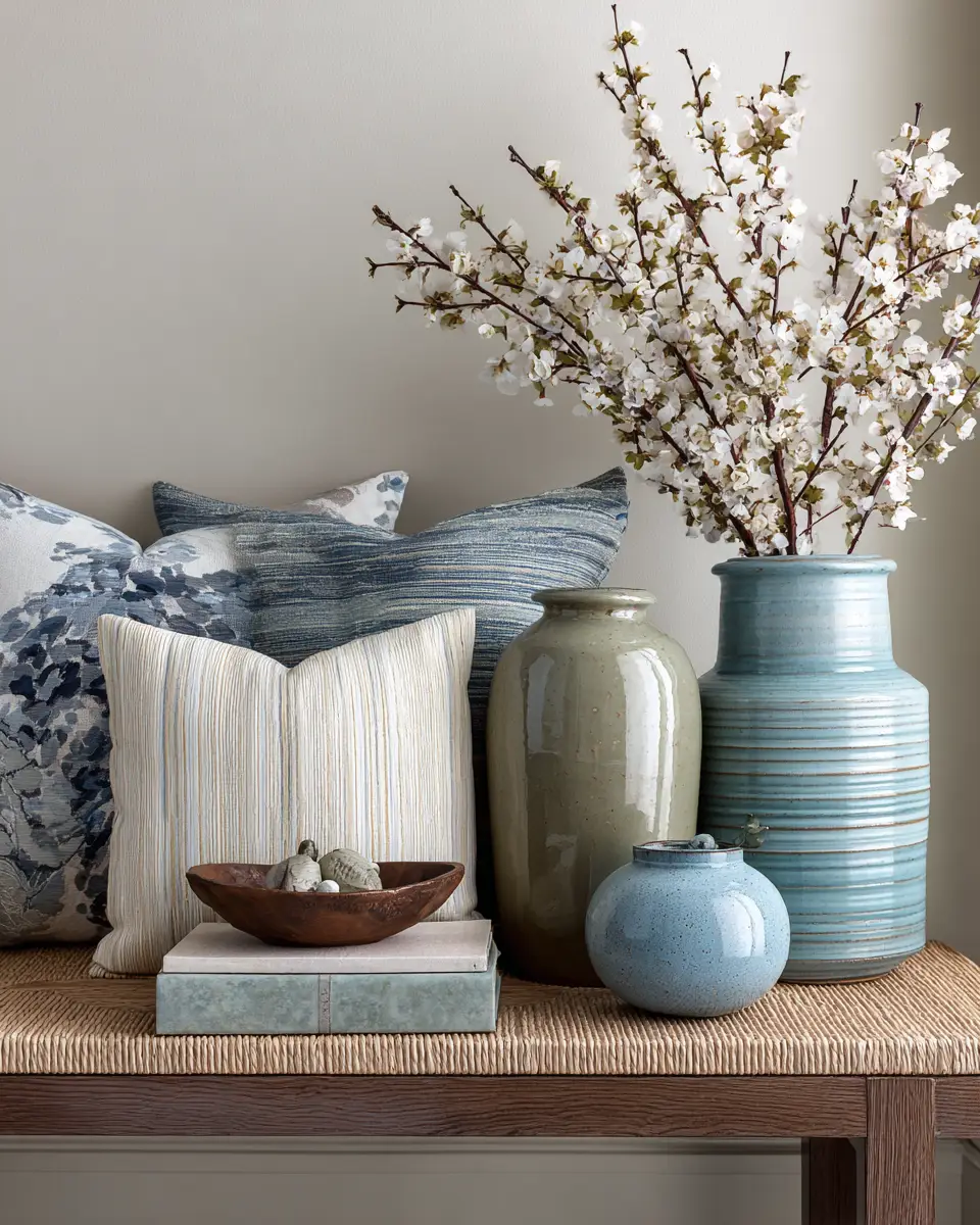 Neutral Grandmillennial Entryway Decor Ideas