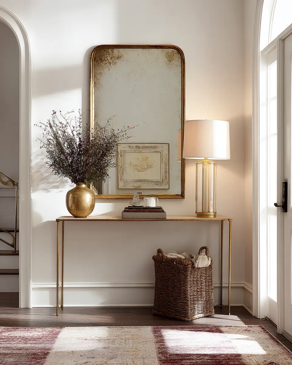 Neutral Grandmillennial Entryway Decor Ideas