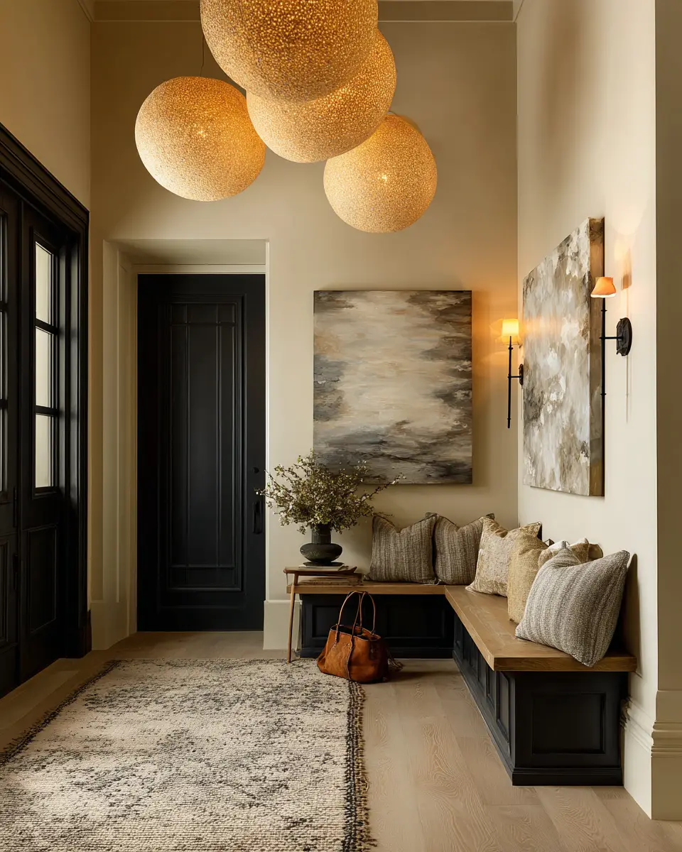 Neutral Grandmillennial Entryway Decor Ideas