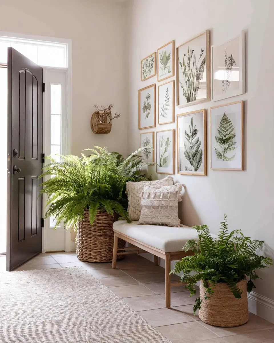 Neutral Grandmillennial Entryway Decor Ideas