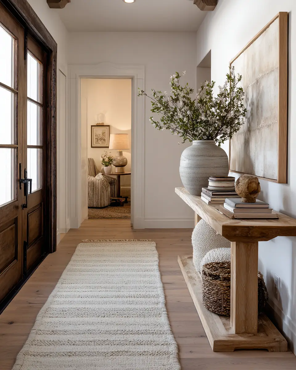 Neutral Grandmillennial Entryway Decor Ideas