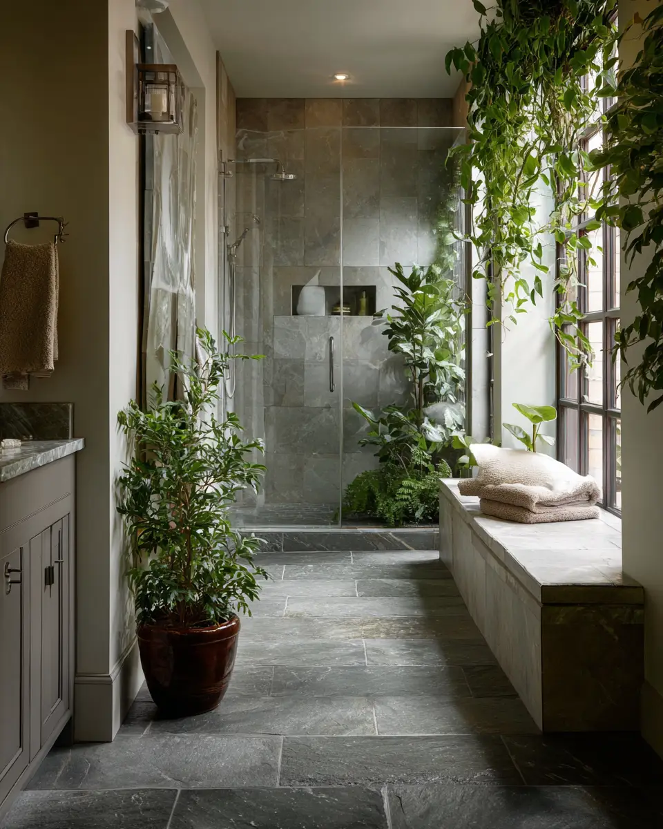 Neutral Gray Bathroom Decor Ideas