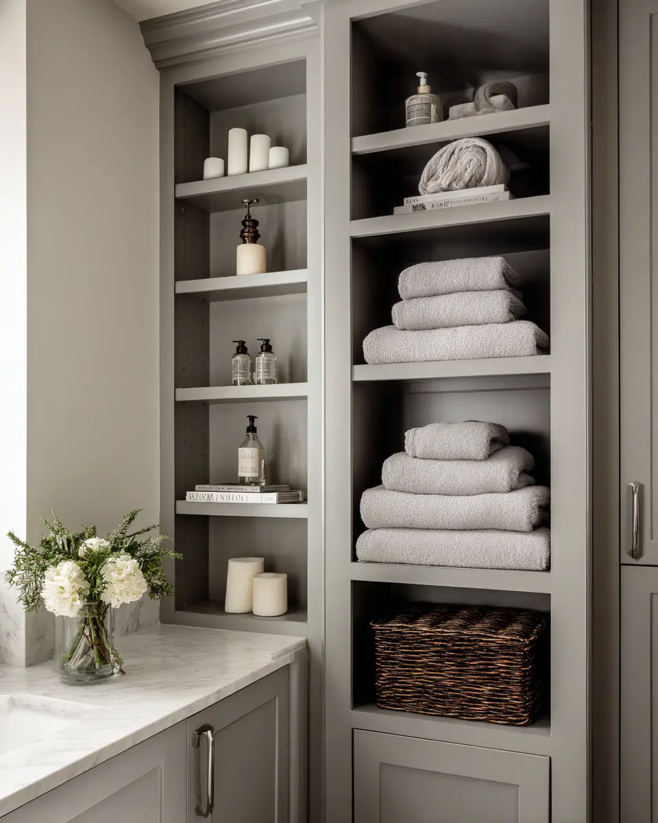 Neutral Gray Bathroom Decor Ideas