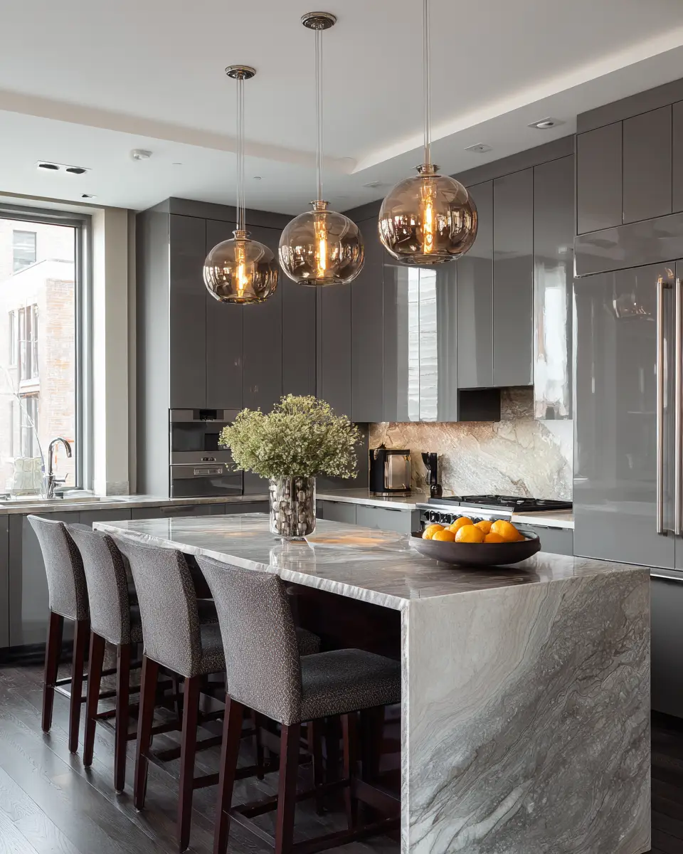 Neutral Gray Kitchen Decor Ideas