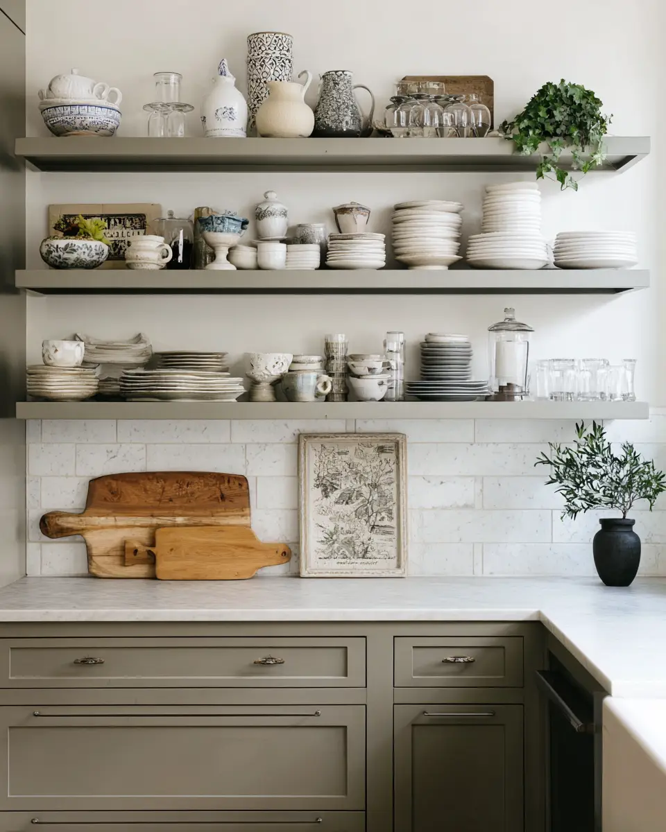Neutral Gray Kitchen Decor Ideas