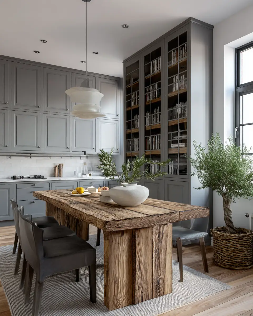 Neutral Gray Kitchen Decor Ideas