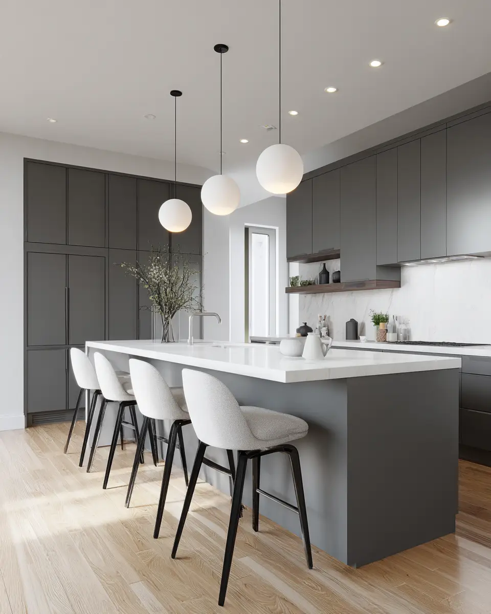 Neutral Gray Kitchen Decor Ideas