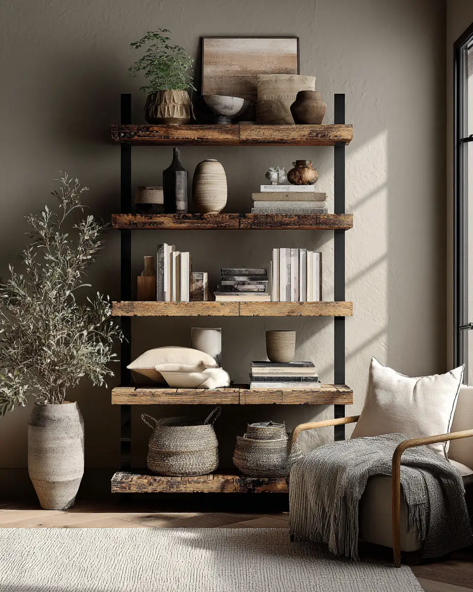 Neutral Industrial Bedroom Decor Ideas