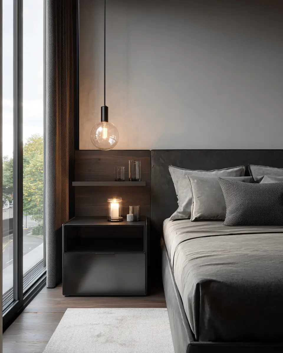 Neutral Industrial Bedroom Decor Ideas