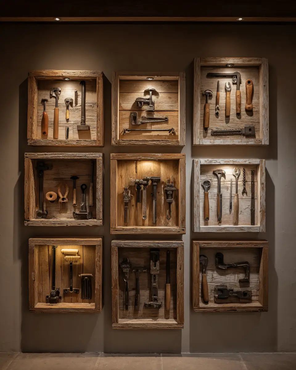 Neutral Japandi Garage Decor Ideas