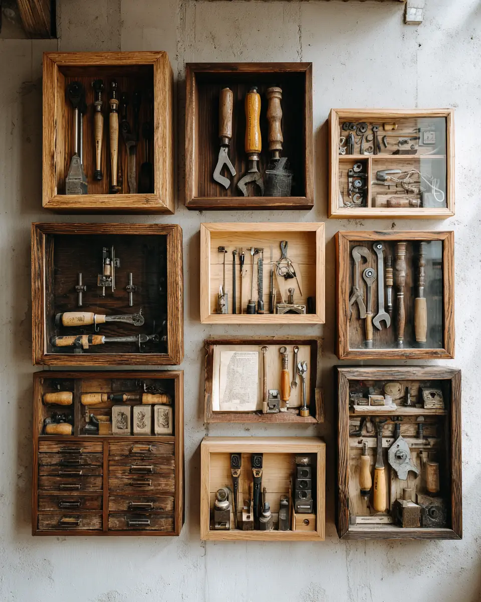 Neutral Japandi Garage Decor Ideas