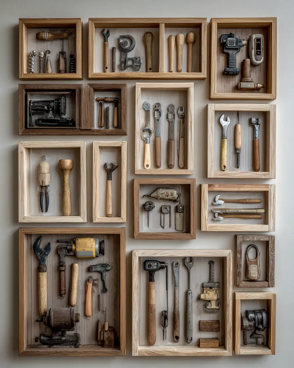 Neutral Japandi Garage Decor Ideas