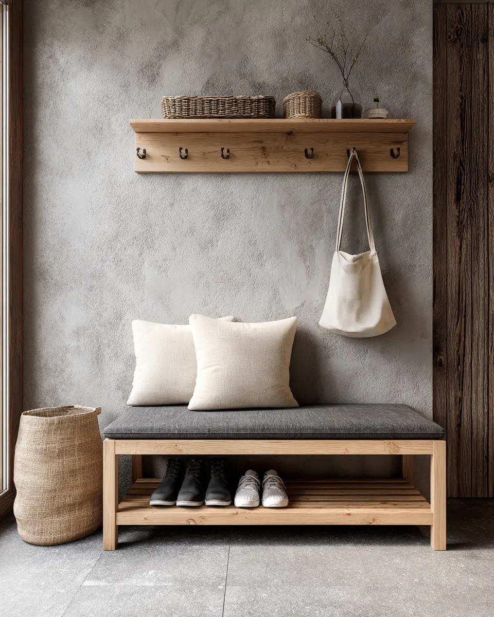 Neutral Japandi Garage Decor Ideas