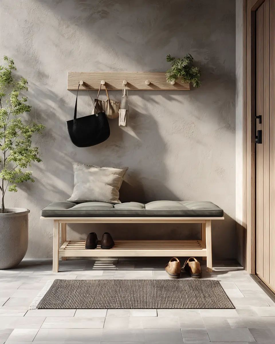 Neutral Japandi Garage Decor Ideas