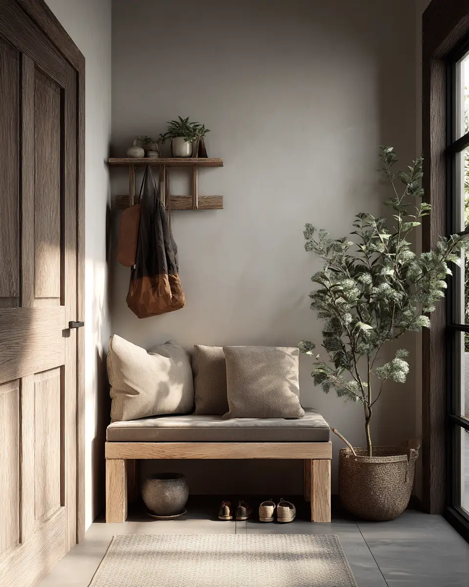 Neutral Japandi Garage Decor Ideas