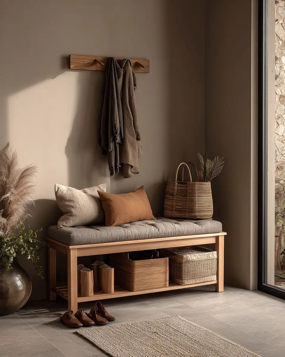 Neutral Japandi Garage Decor Ideas