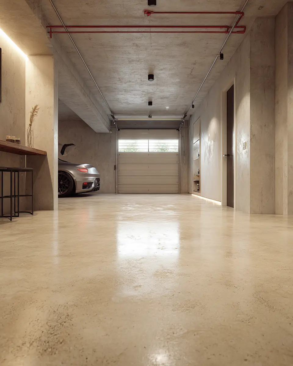 Neutral Japandi Garage Decor Ideas