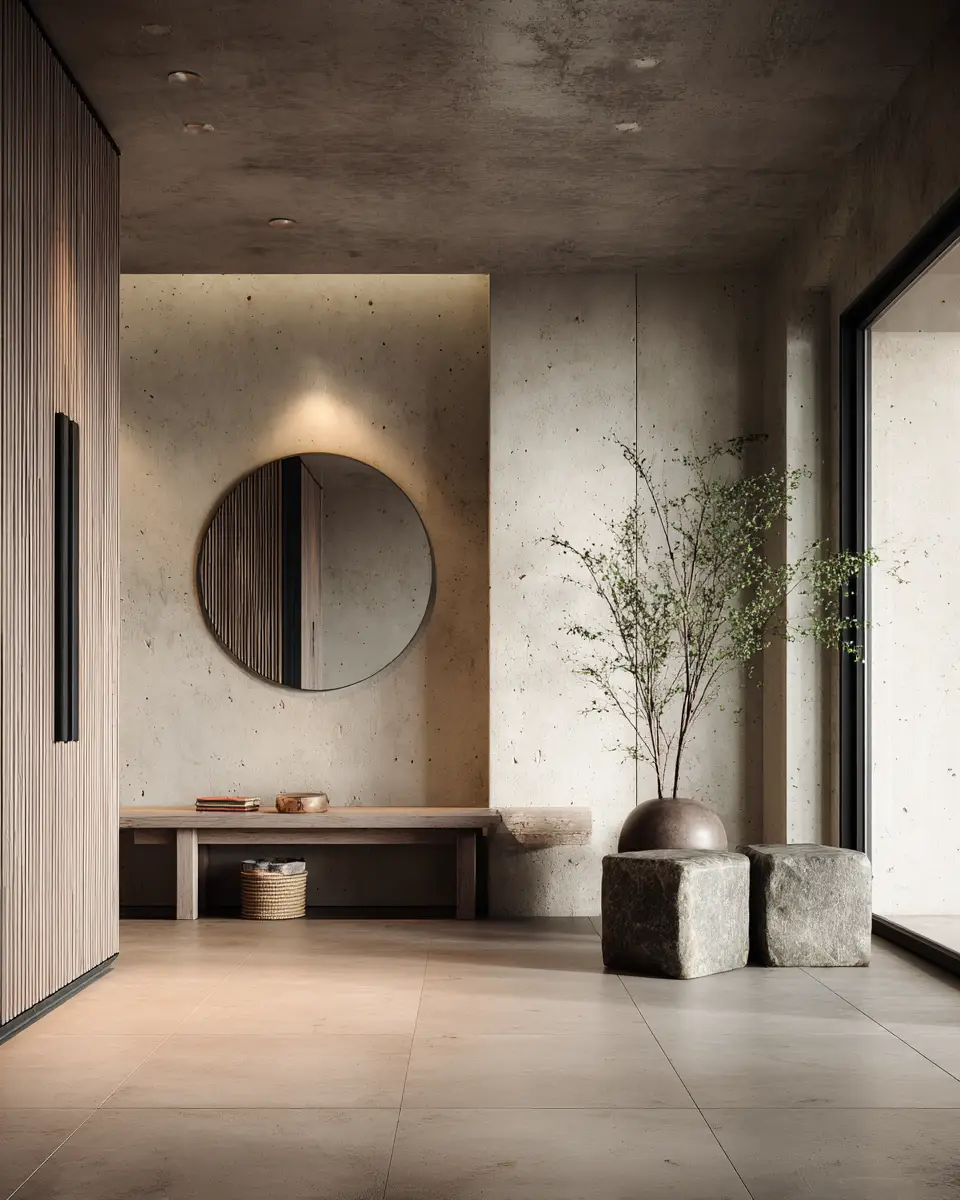 Neutral Japandi Garage Decor Ideas