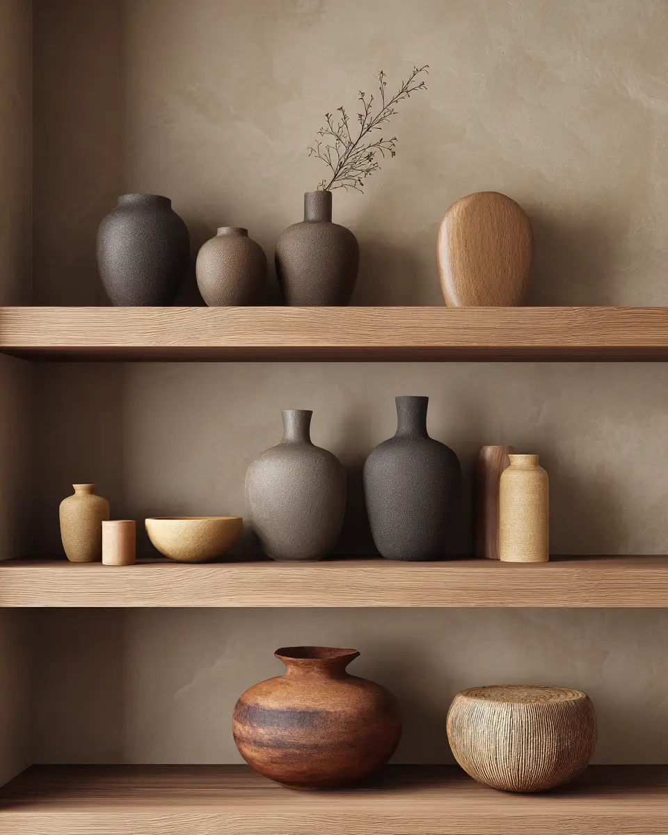 Neutral Japandi Living Room Decor Ideas