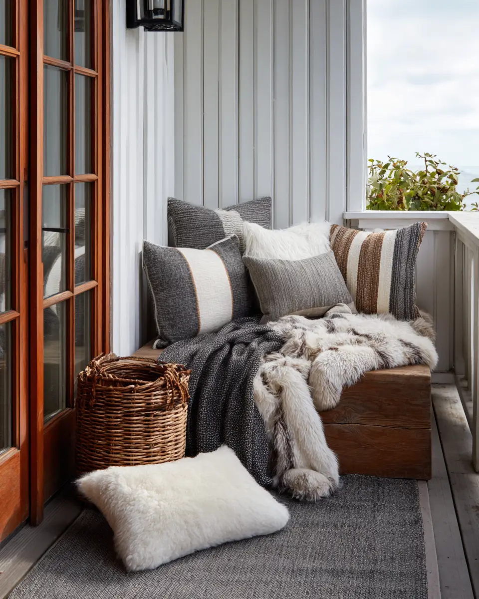 Neutral Mid-Century Modern Porch Decor Ideas