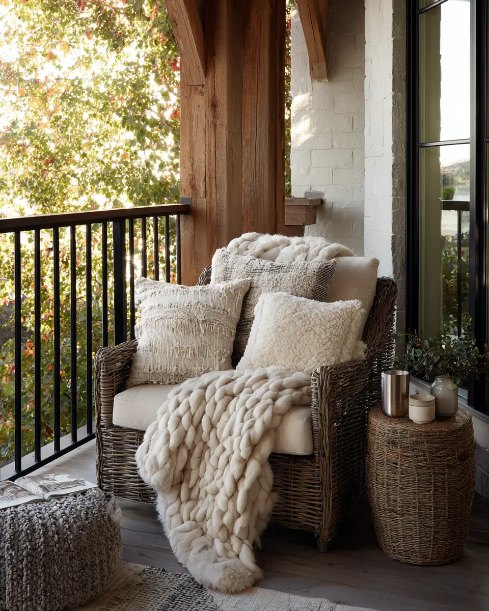 Neutral Mid-Century Modern Porch Decor Ideas