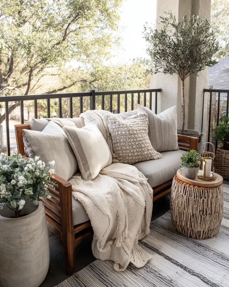 Neutral Mid-Century Modern Porch Decor Ideas