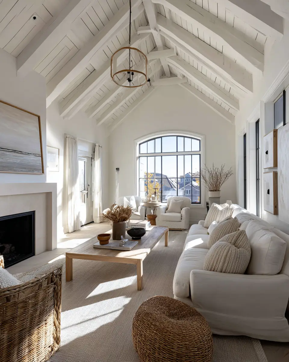 Neutral Minimalist Living Room Decor Ideas