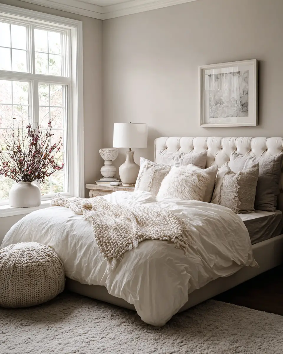 Neutral Modern Bedroom Decor Ideas