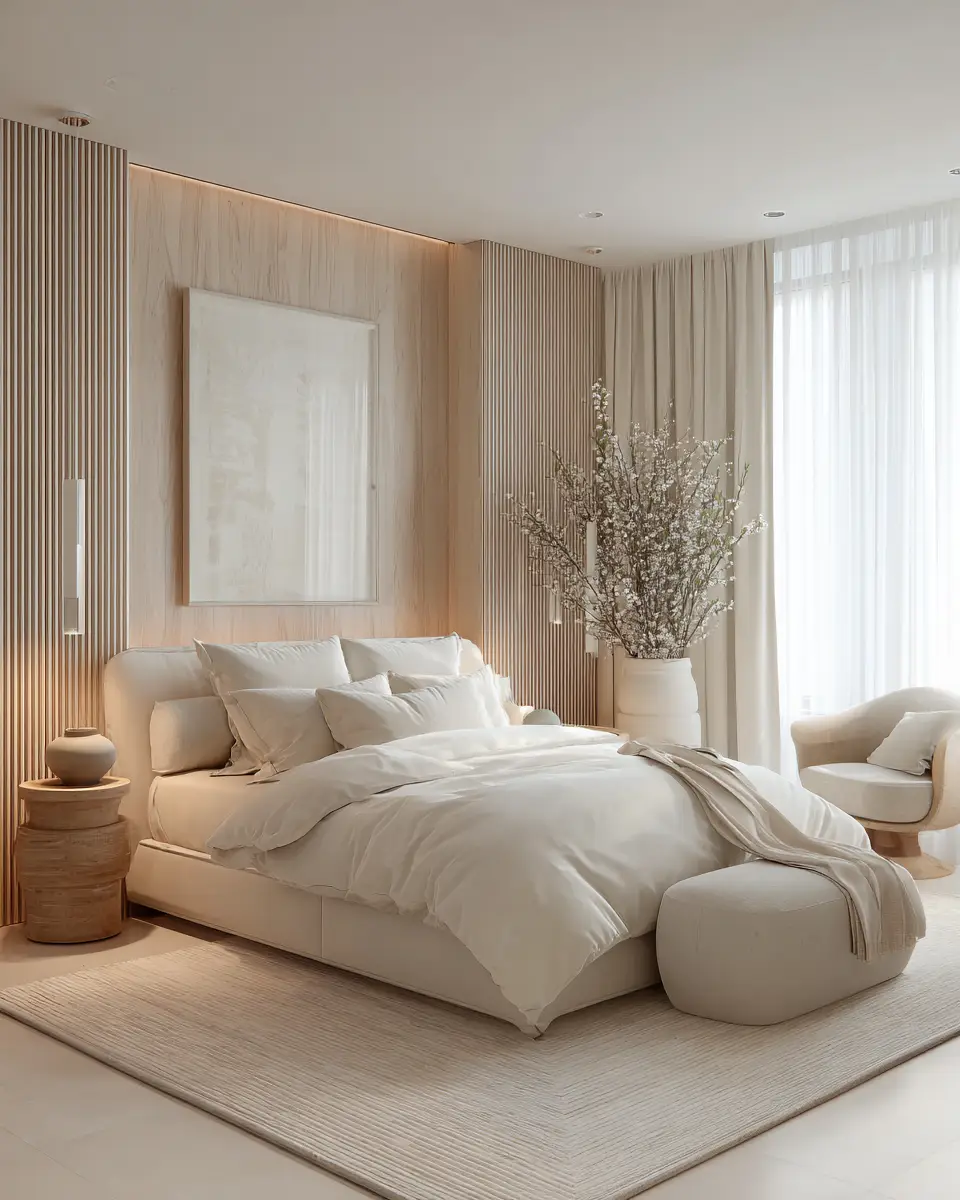 Neutral Modern Bedroom Decor Ideas