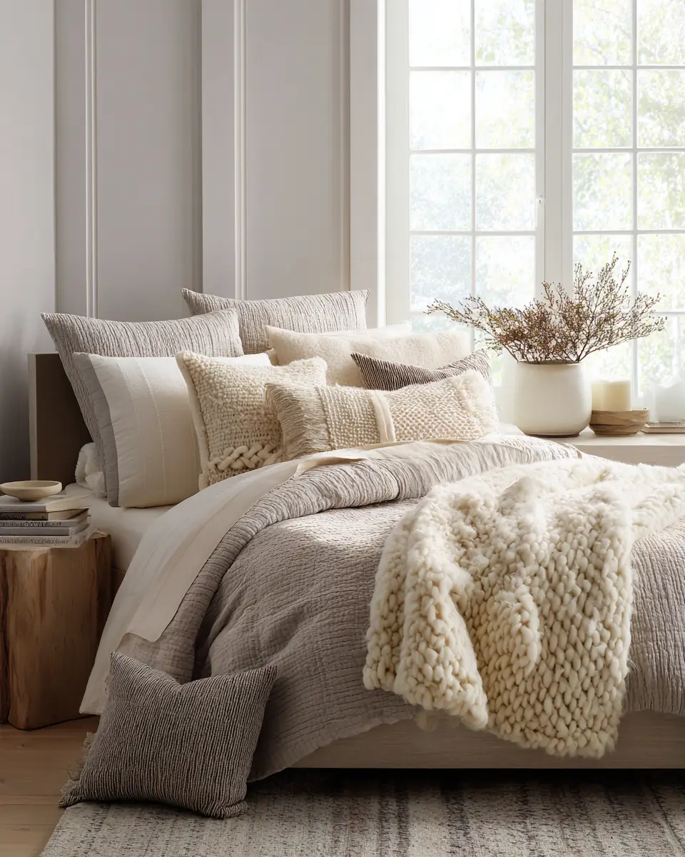 Neutral Modern Bedroom Decor Ideas