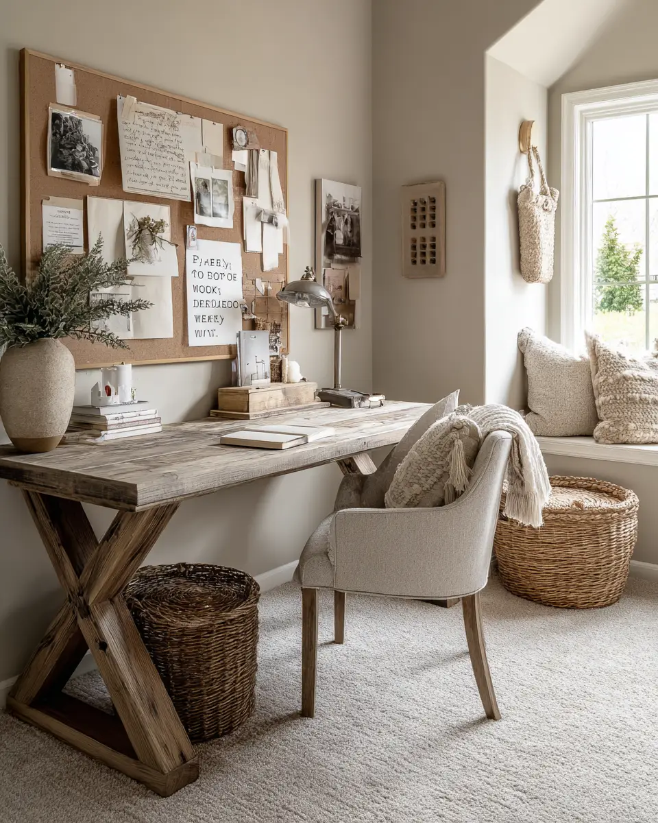 Neutral Modern Farmhouse Garage Decor Ideas