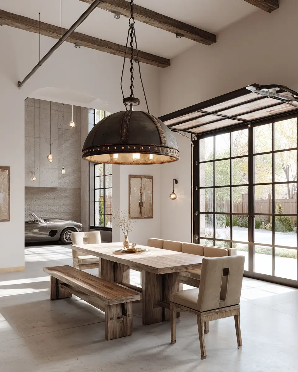 Neutral Modern Farmhouse Garage Decor Ideas