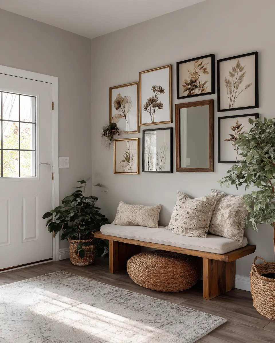 Neutral Modern Farmhouse Garage Decor Ideas