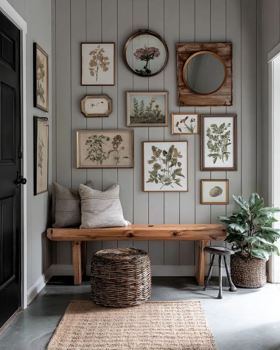 Neutral Modern Farmhouse Garage Decor Ideas