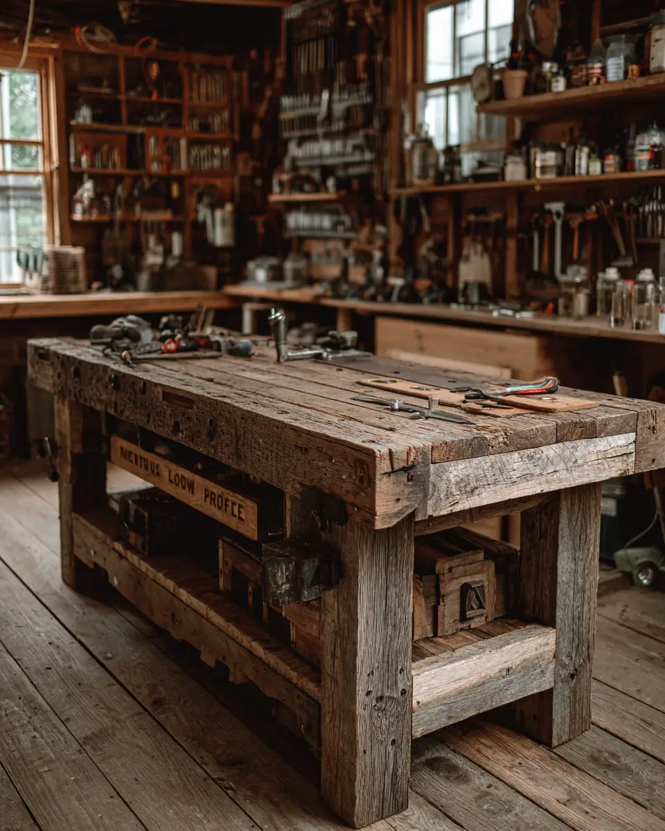 Neutral Modern Farmhouse Garage Decor Ideas