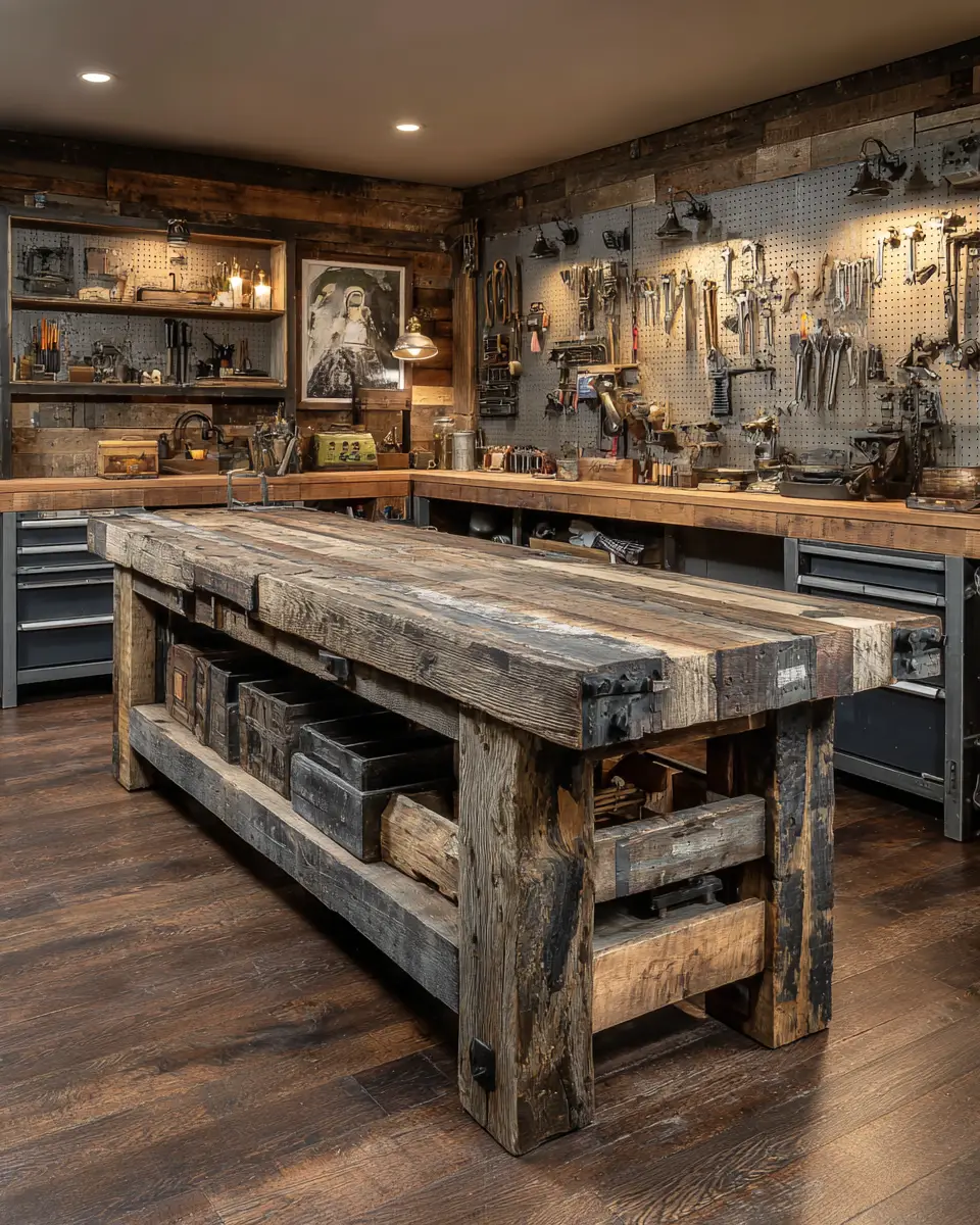 Neutral Modern Farmhouse Garage Decor Ideas