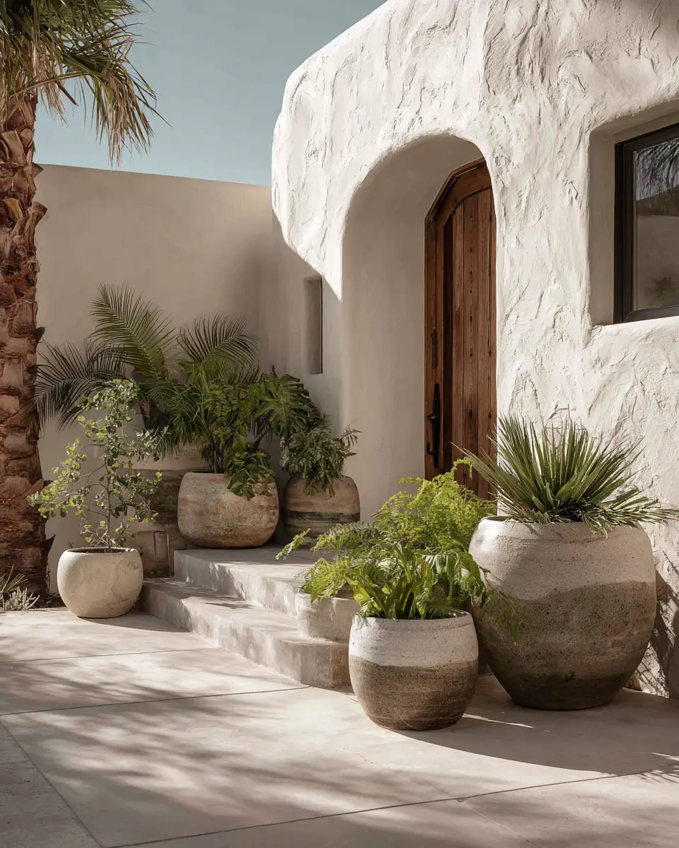 Neutral Organic Modern Patio Decor Ideas