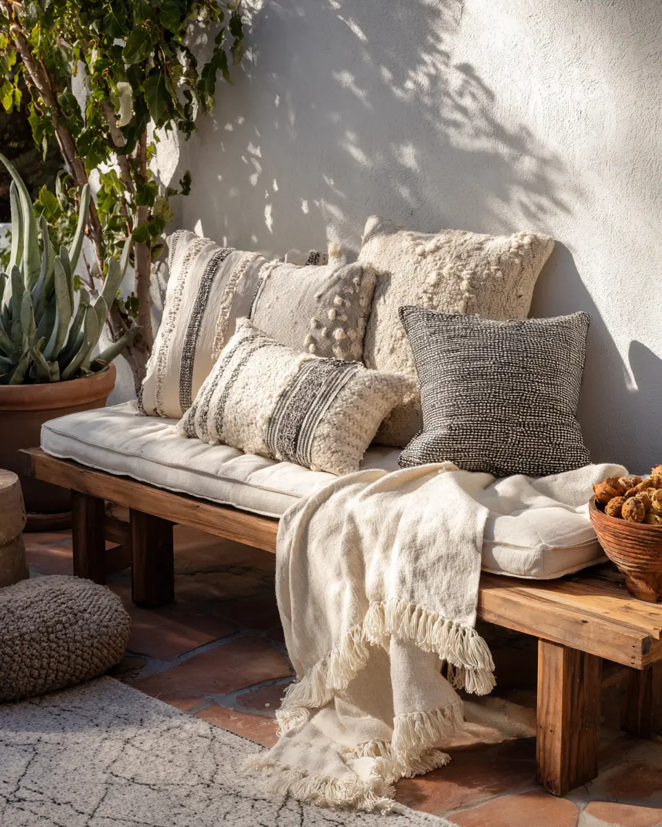 Neutral Organic Modern Patio Decor Ideas