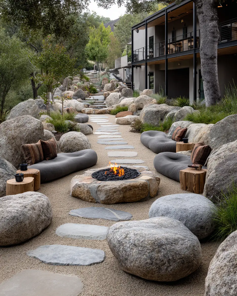 Neutral Organic Modern Patio Decor Ideas