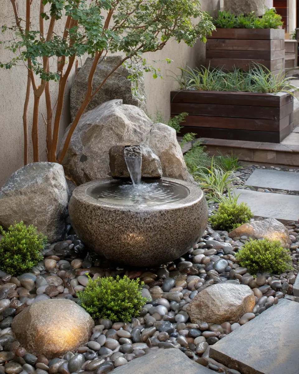 Neutral Organic Modern Patio Decor Ideas