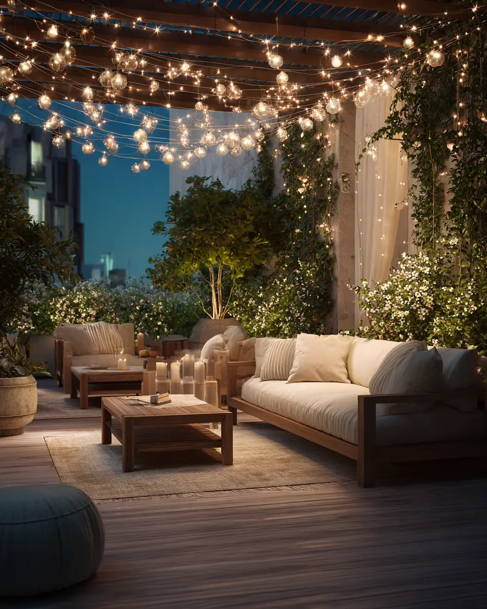 Neutral Organic Modern Patio Decor Ideas