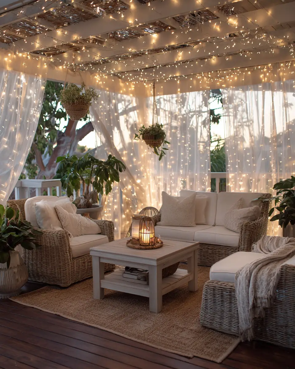 Neutral Organic Modern Patio Decor Ideas