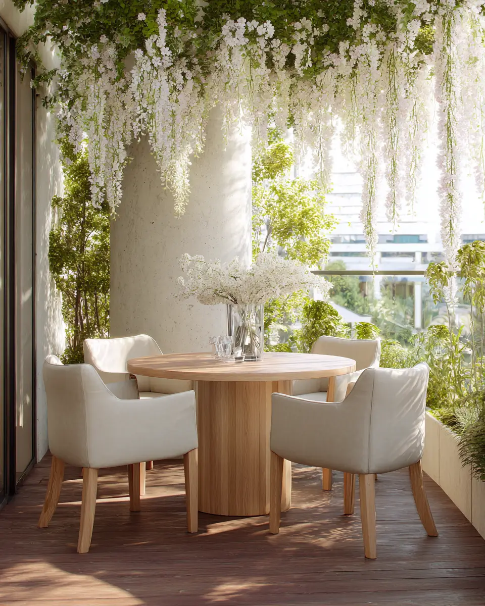 Neutral Palette Balcony Decor Ideas