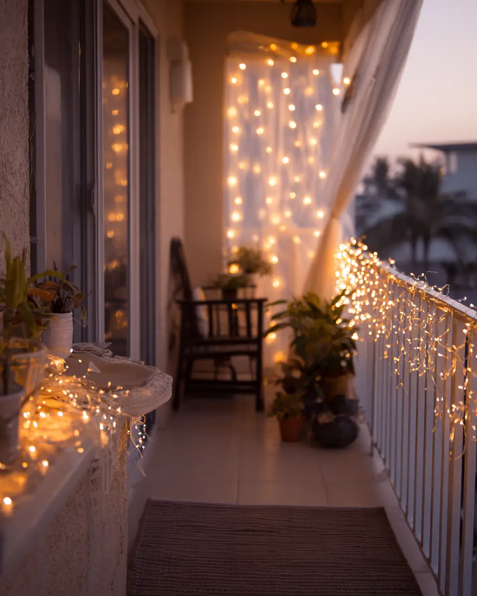 Neutral Palette Balcony Decor Ideas