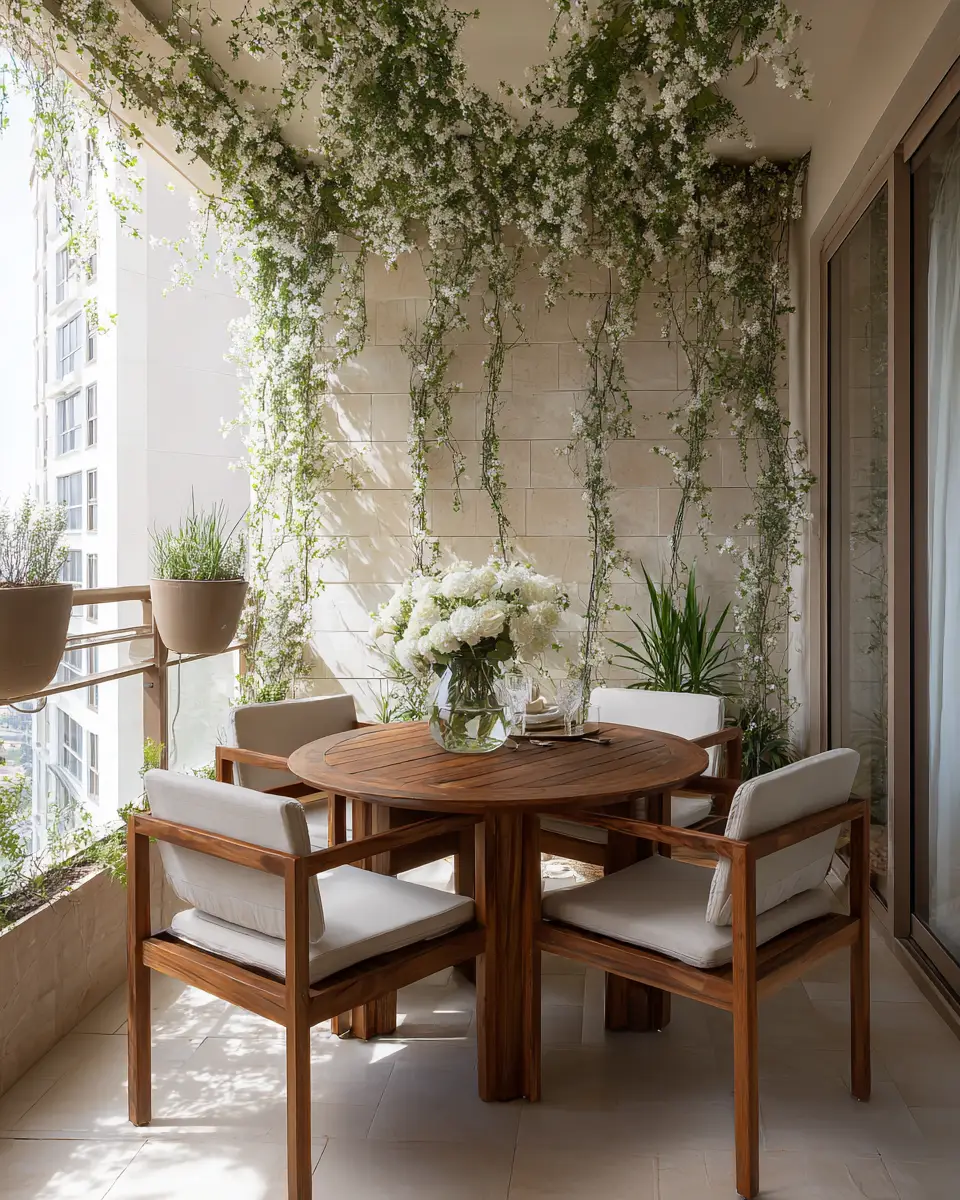 Neutral Palette Balcony Decor Ideas