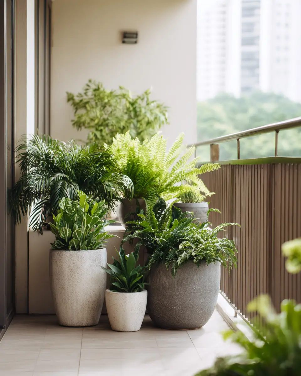 Neutral Palette Balcony Decor Ideas