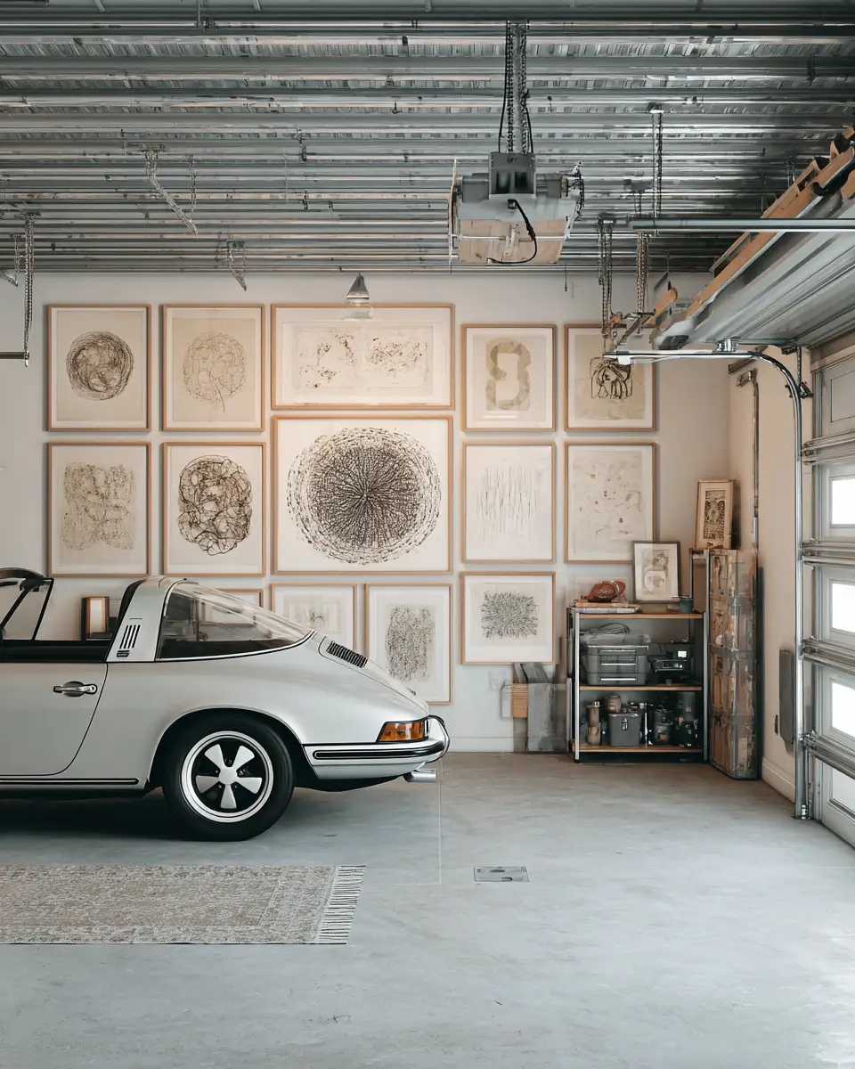 Neutral Palette Garage Decor Ideas - Featured