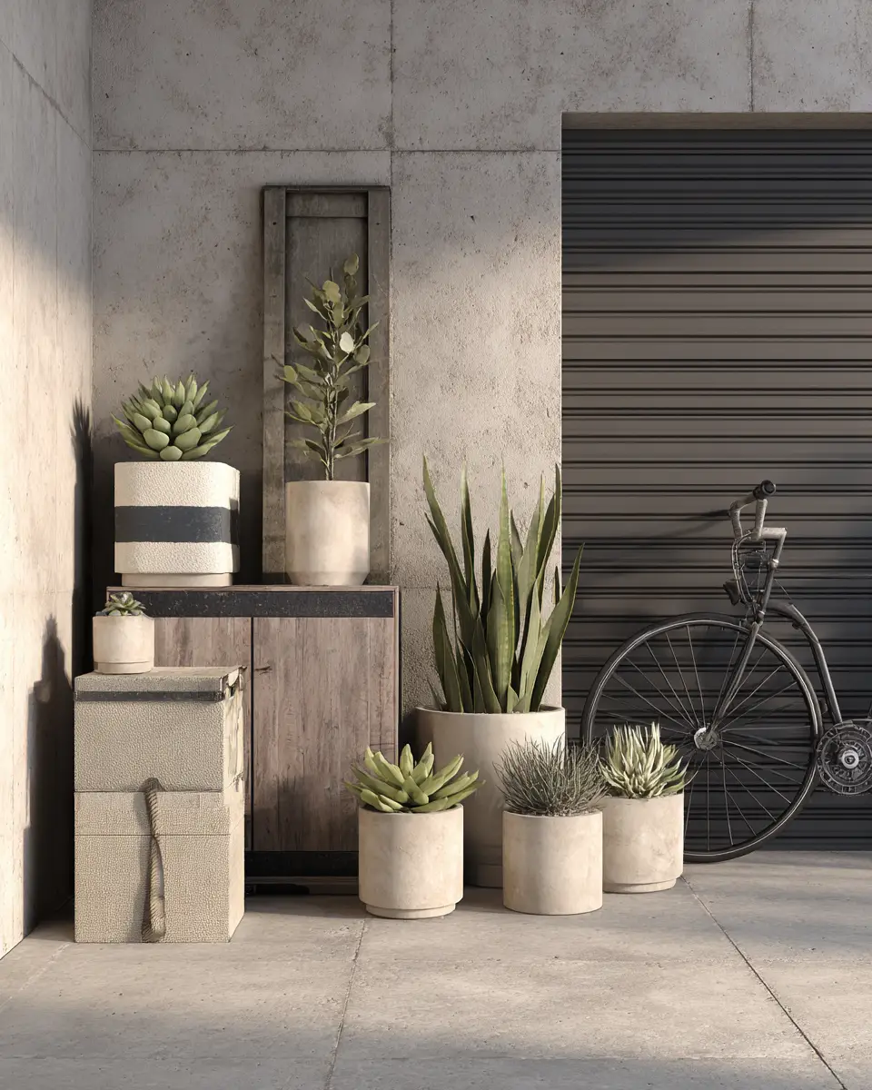 Neutral Palette Garage Decor Ideas