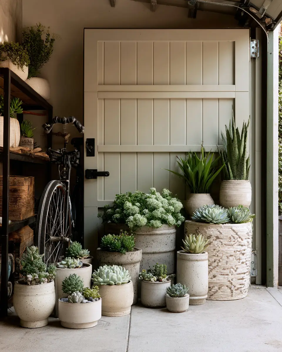 Neutral Palette Garage Decor Ideas