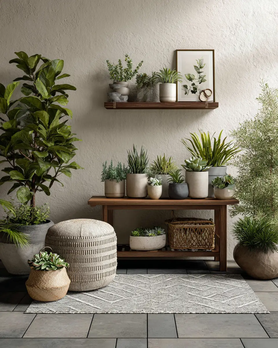 Neutral Palette Garage Decor Ideas